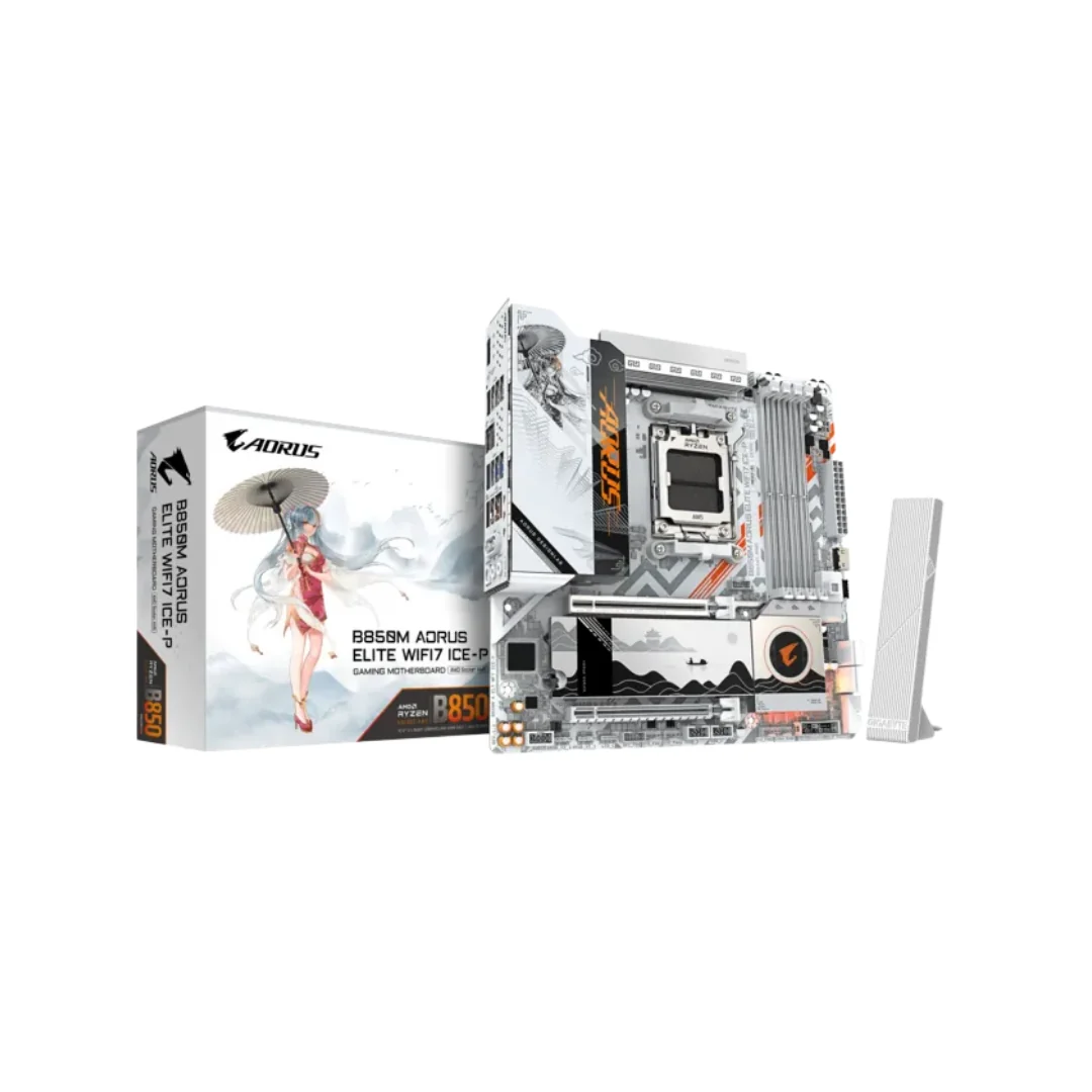 Gigabyte B850M AORUS ELITE WIFI7 ICE-P DDR5 AM5 Motherboard