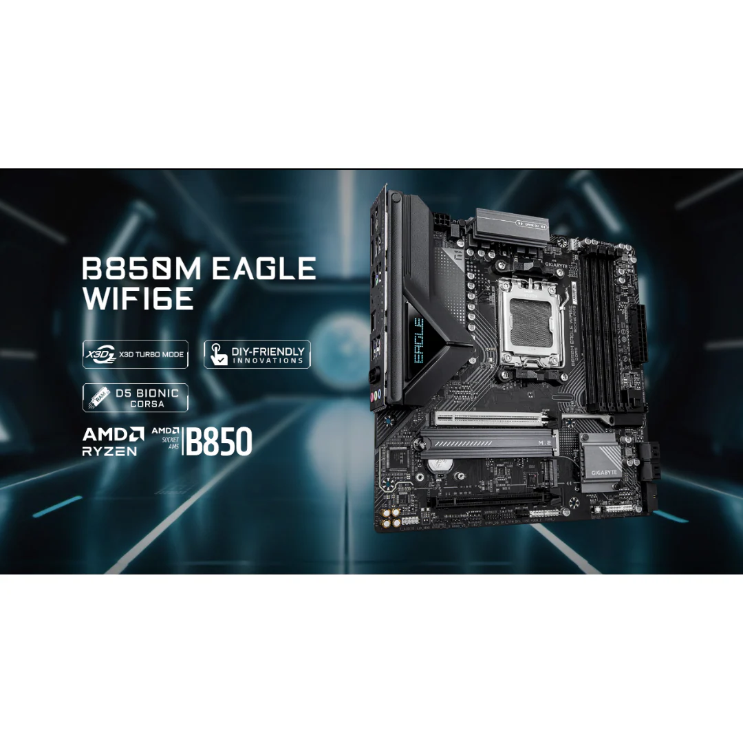 Gigabyte B850M Eagle WiFi6E AM5 Motherboard - Image 4