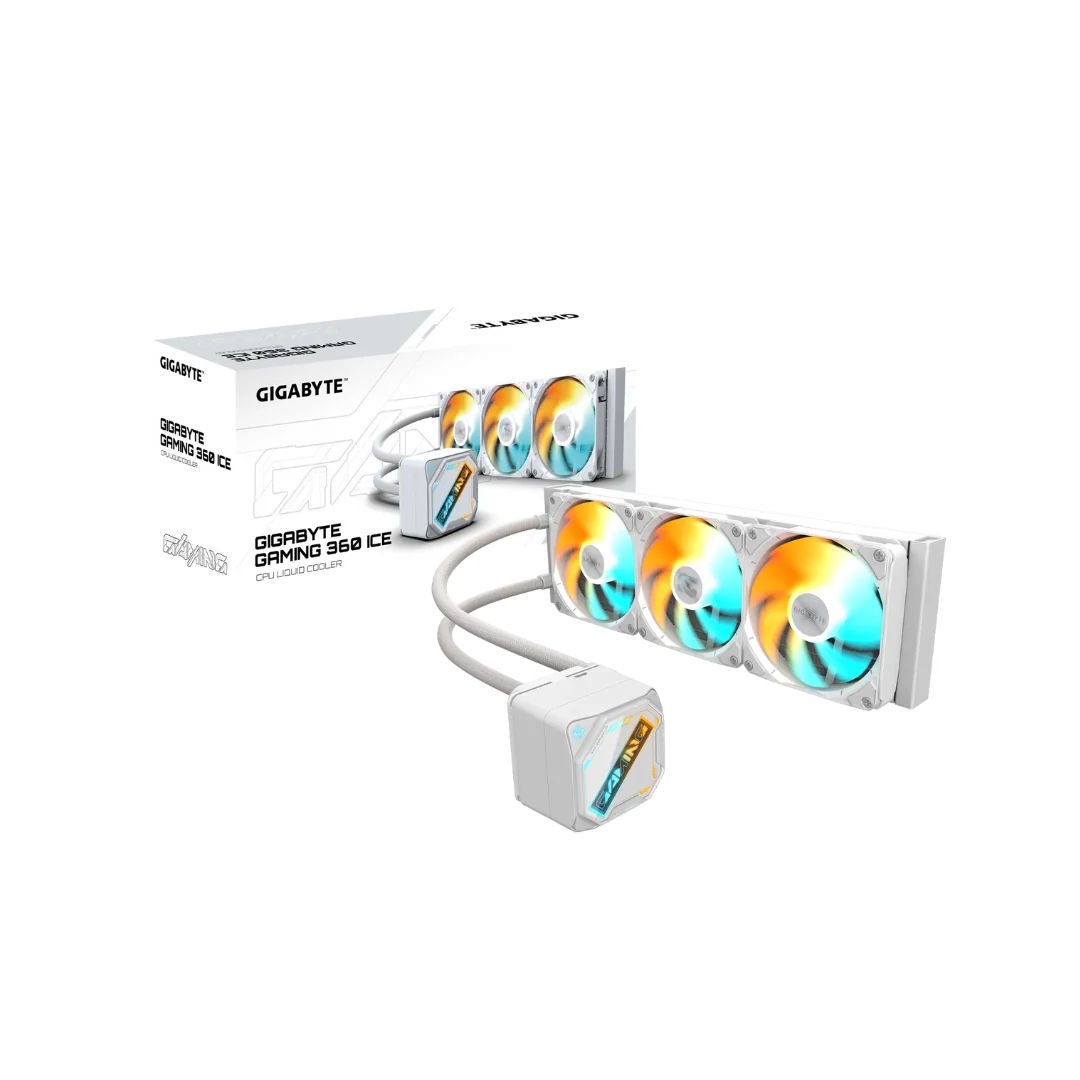 Gigabyte Gaming 360 ICE AIO 3x120mm EZ-CHAIN ARGB FAN WHITE GP-GIGABYTE-GME-360I - Image 2