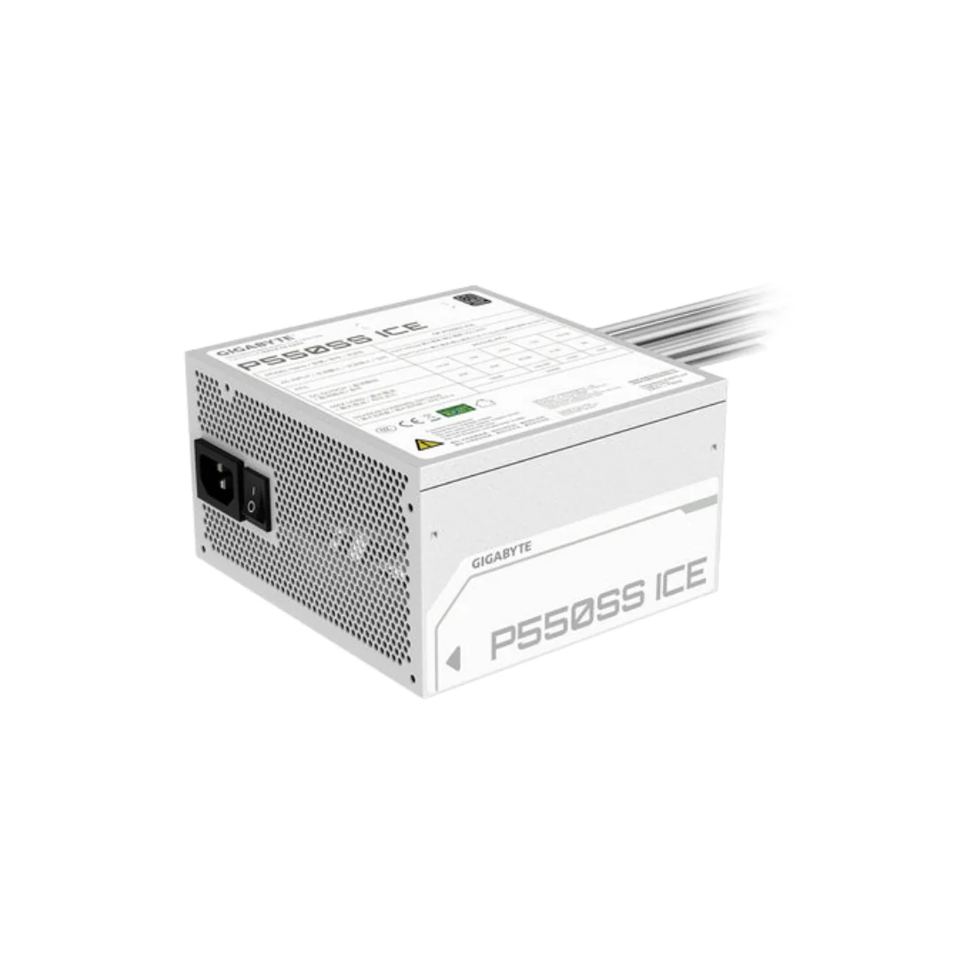 Gigabyte P550SS ICE 550W ATX 3.0 80+ Power Supply GP-P550SS-ICE