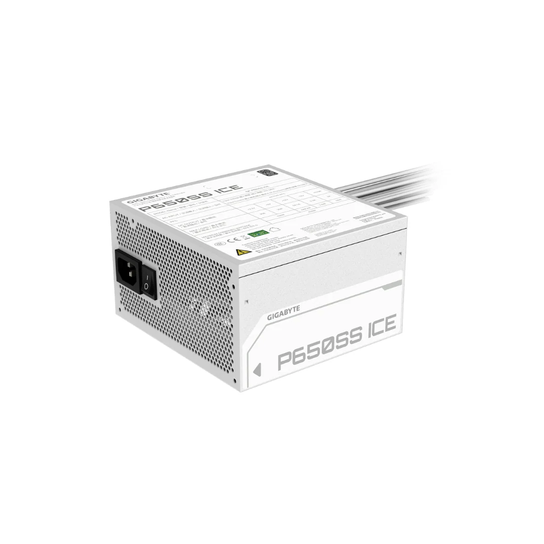 Gigabyte P650SS ICE 650W ATX3.0 80+Silver Power Supply GP-P650SS-ICE - Image 3