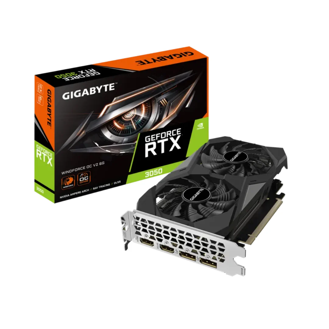 Gigabyte RTX 3050 Windforce OC V2 6GB GDDR6 96-bit Graphics Card GV-N3050WF2OCV2-6GD - Image 4