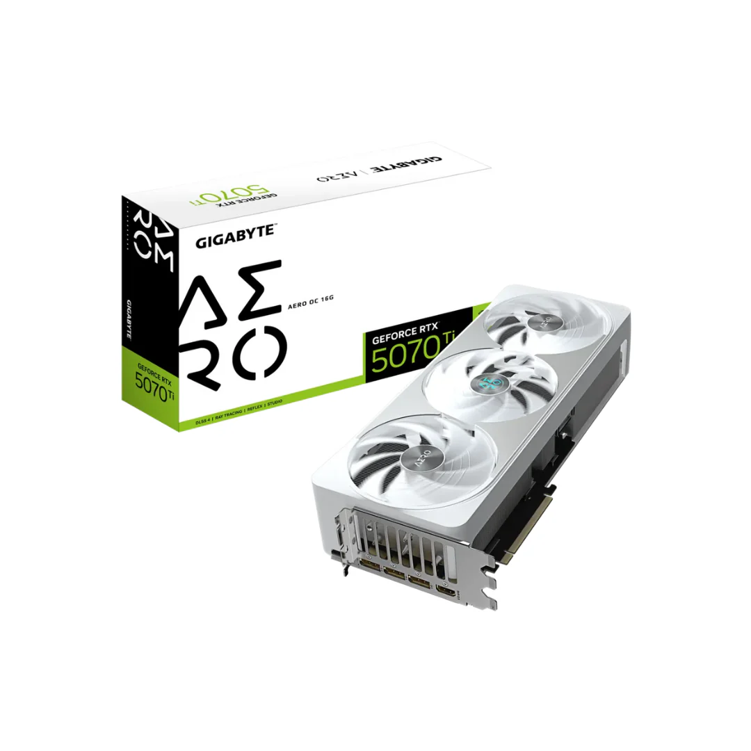 Gigabyte RTX 5070 TI Aero OC 16GB GV-N507TAERO-OC-16GD Graphics Card