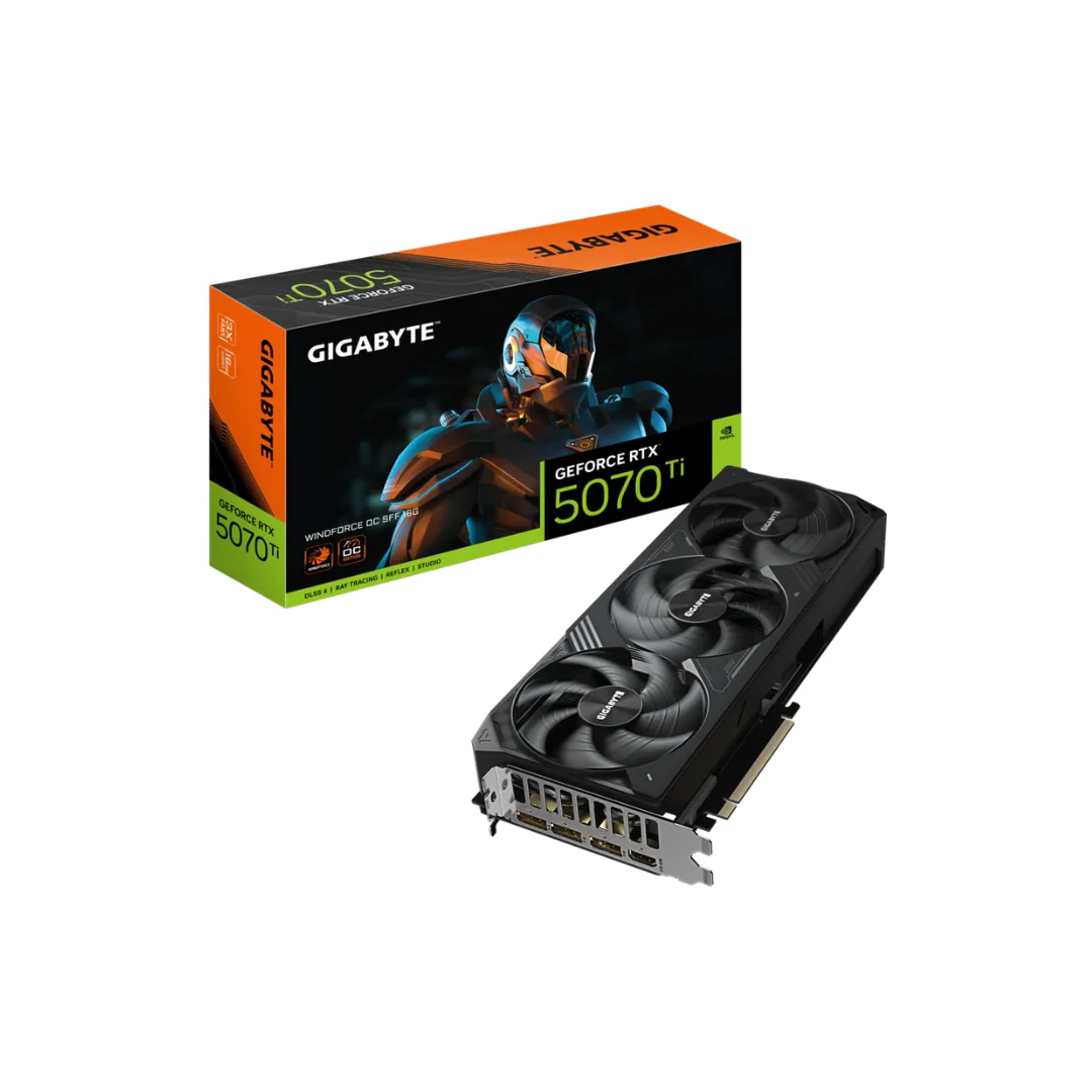 Gigabyte RTX 5070 TI Windforce OC SFF 16GB GV-N507TWF3OC-16GD Graphics Card