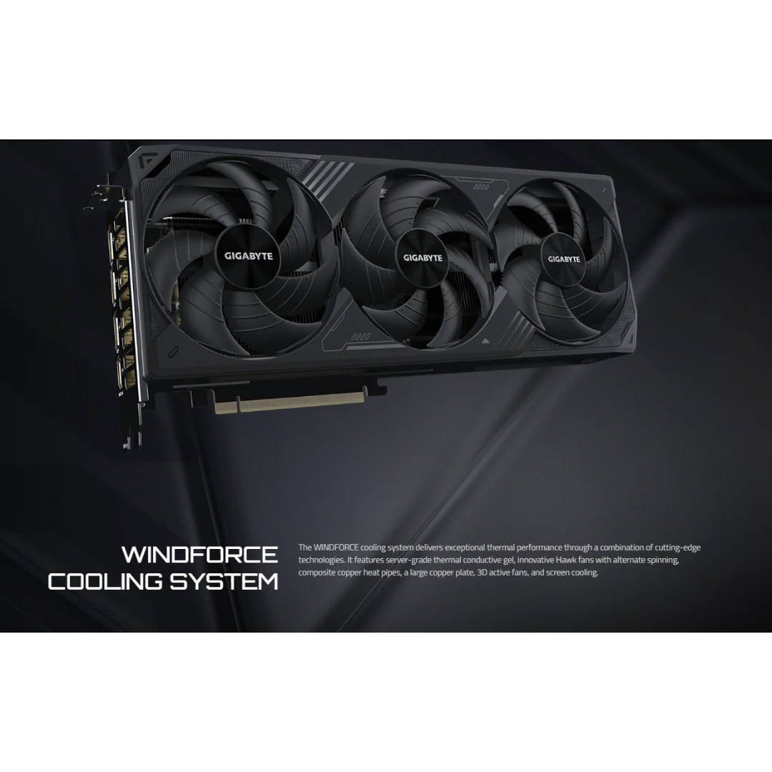 Gigabyte RTX 5070 TI Windforce OC SFF 16GB GV-N507TWF3OC-16GD Graphics Card - Image 4