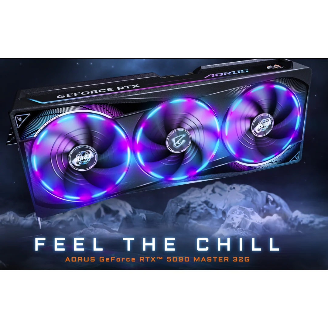 Gigabyte RTX 5090 Aorus Master 32G GV-N5090AORUS-M-32GD Graphics Card (Must be purchased with Gigabyte AIO) - Image 4