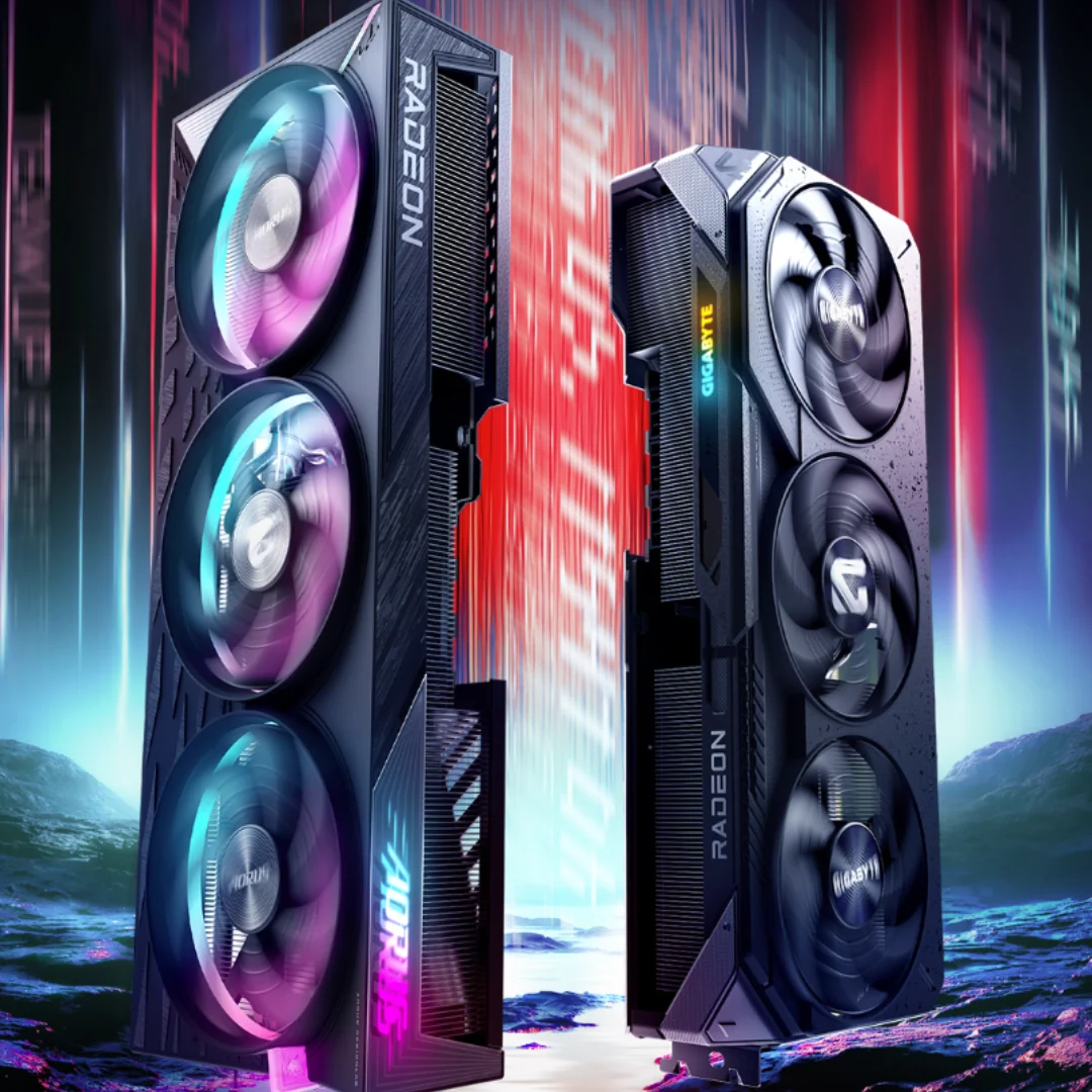 Gigabyte RX 9070 XT Elite OC 16G GV-R9070XTAORUS-E-16GD Radeon Graphics Card - Image 4