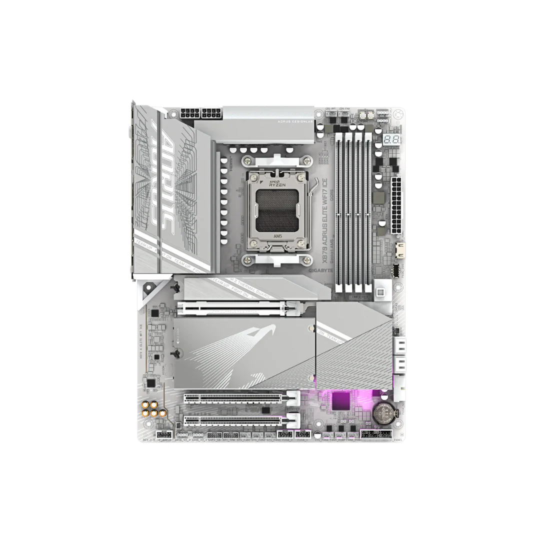 Gigabyte X870 Aorus Elite WiFi7 ICE 4*DDR5 (AM5) Motherboard - Image 2
