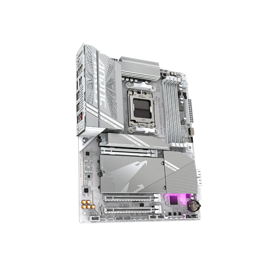 Gigabyte X870 Aorus Elite WiFi7 ICE 4*DDR5 (AM5) Motherboard - Image 3
