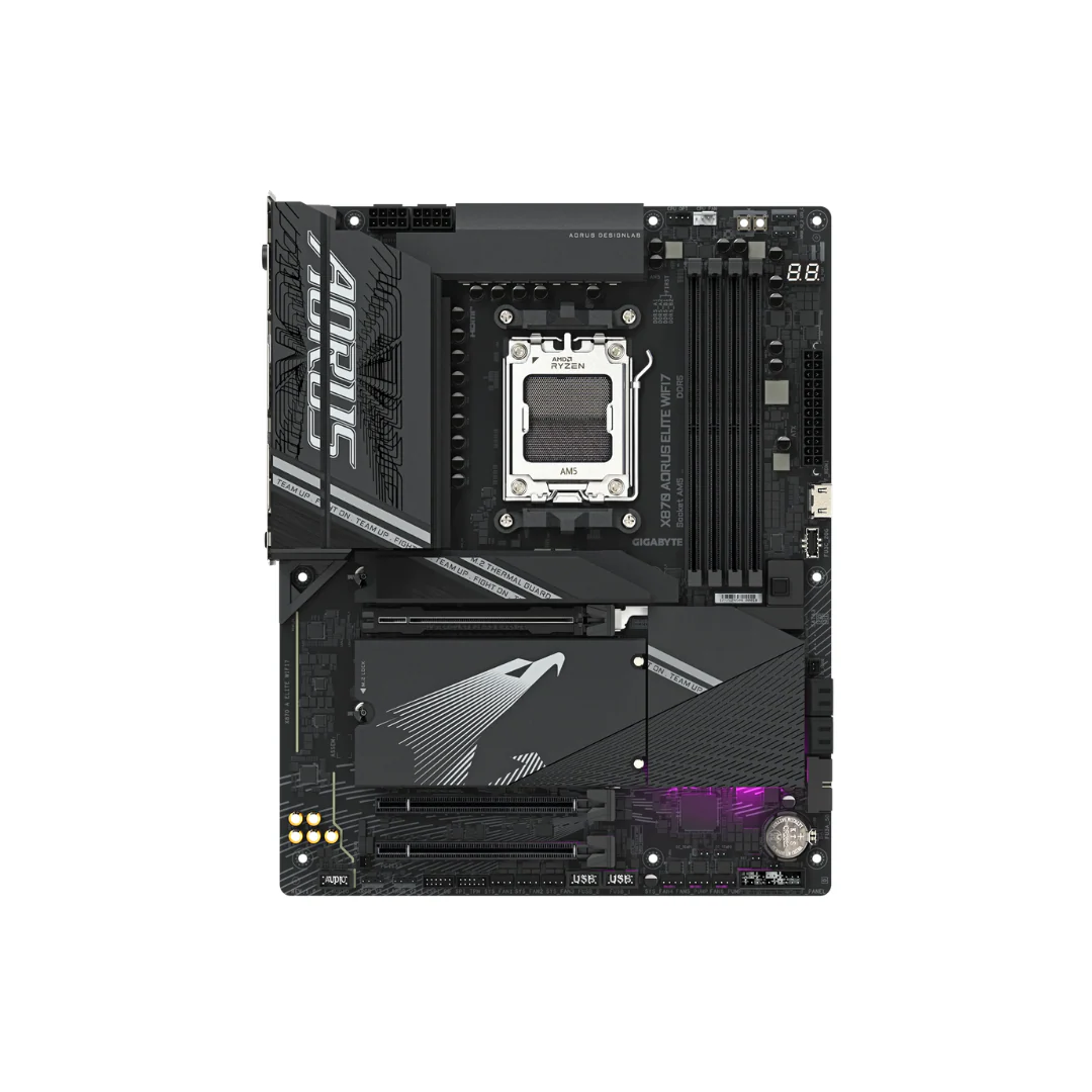 Gigabyte X870 Aorus Elite WiFi7 4*DDR5 (AM5) Motherboard - Image 2