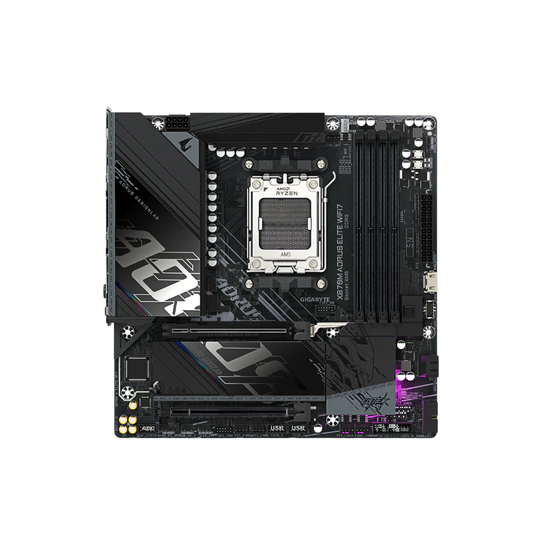 Gigabyte X870M AORUS ELITE WiFi7 DDR5 AM5 Motherboard - Image 2