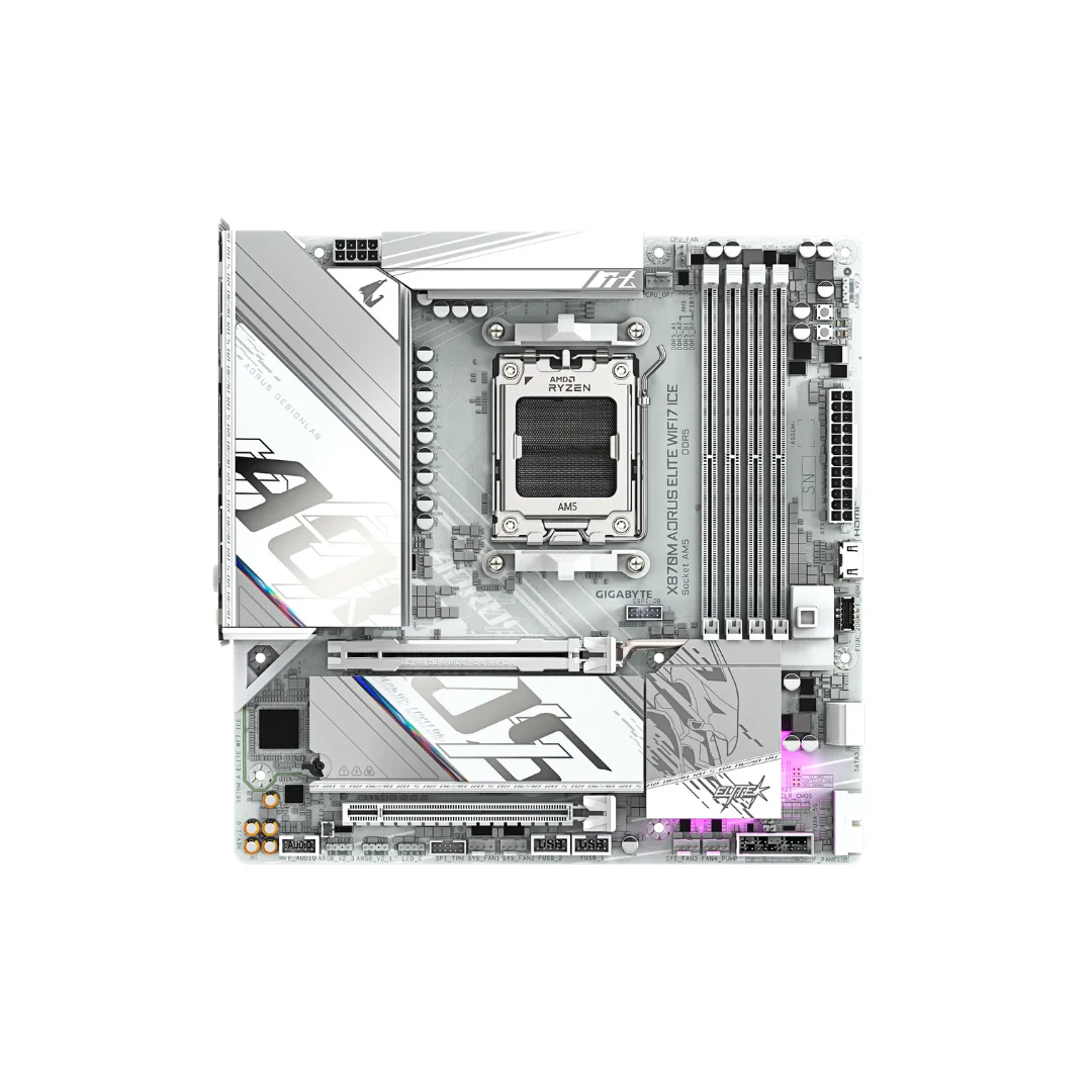 Gigabyte X870M AORUS ELITE WiFi7 ICE DDR5 AM5 Motherboard - Image 2