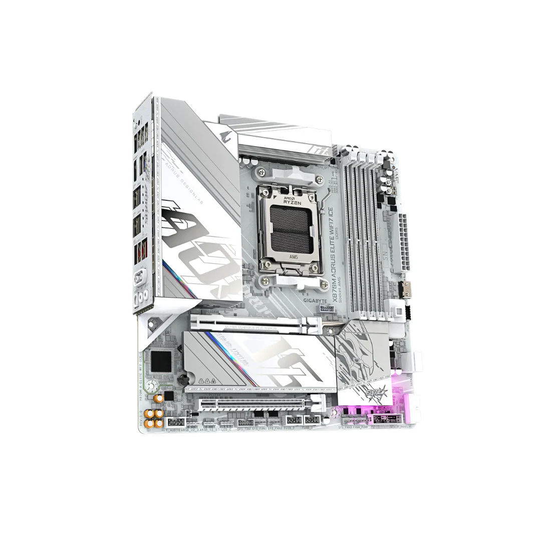 Gigabyte X870M AORUS ELITE WiFi7 ICE DDR5 AM5 Motherboard - Image 3