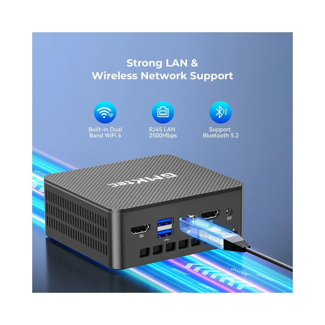 GMKtec G3 Pro NucBox Mini PC (Black) - Intel Core i3-10110U | 16GB DDR4 | 512GB M.2 | WiFi 6 | 2.5G | Windows 11 Pro - Image 4