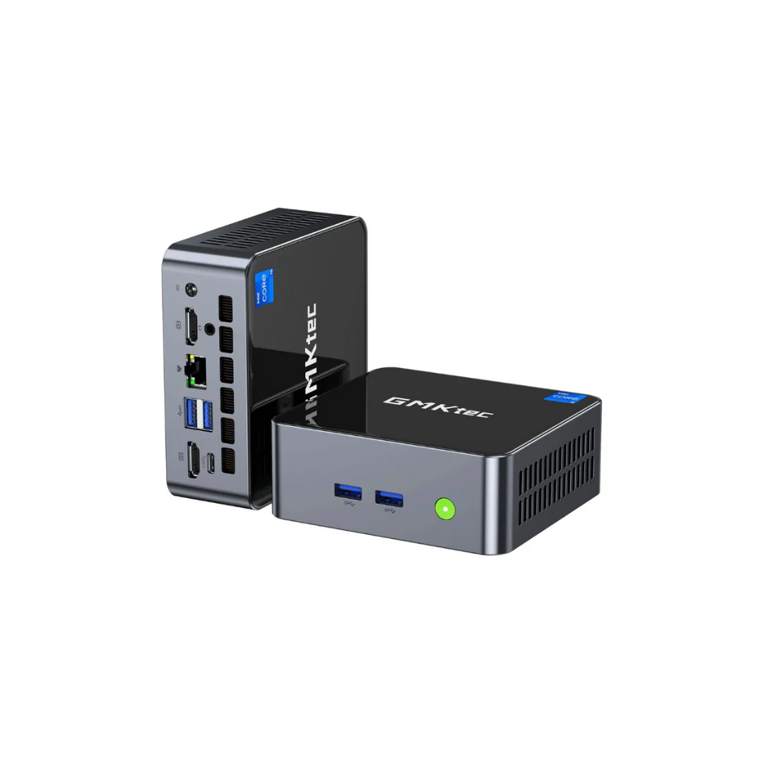 GMKtec M3 NucBox Mini PC (Black) - Intel i5-12450H | 16GB DDR4 | 512GB M.2 | WiFi 6 | 2.5G | Windows 11 Pro | 2xHDMI | USB3.0 | USBC - Image 2