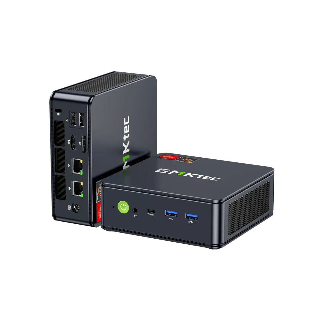 GMKtec M5 Ultra NucBox Mini PC (Black) - AMD Ryzen 7 7730U | 16GB DDR4 | 512GB M.2 | WiFi 6E | Windows 11 Pro | HDMI | USB3.2 | USBC