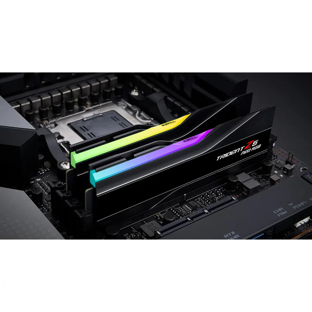 GSkill Trident Z5 Neo RGB 32GB 16GX2 D5 6000MT/s F5-6000J3038F16GX2-TZ5NR Desktop Memory - Image 4