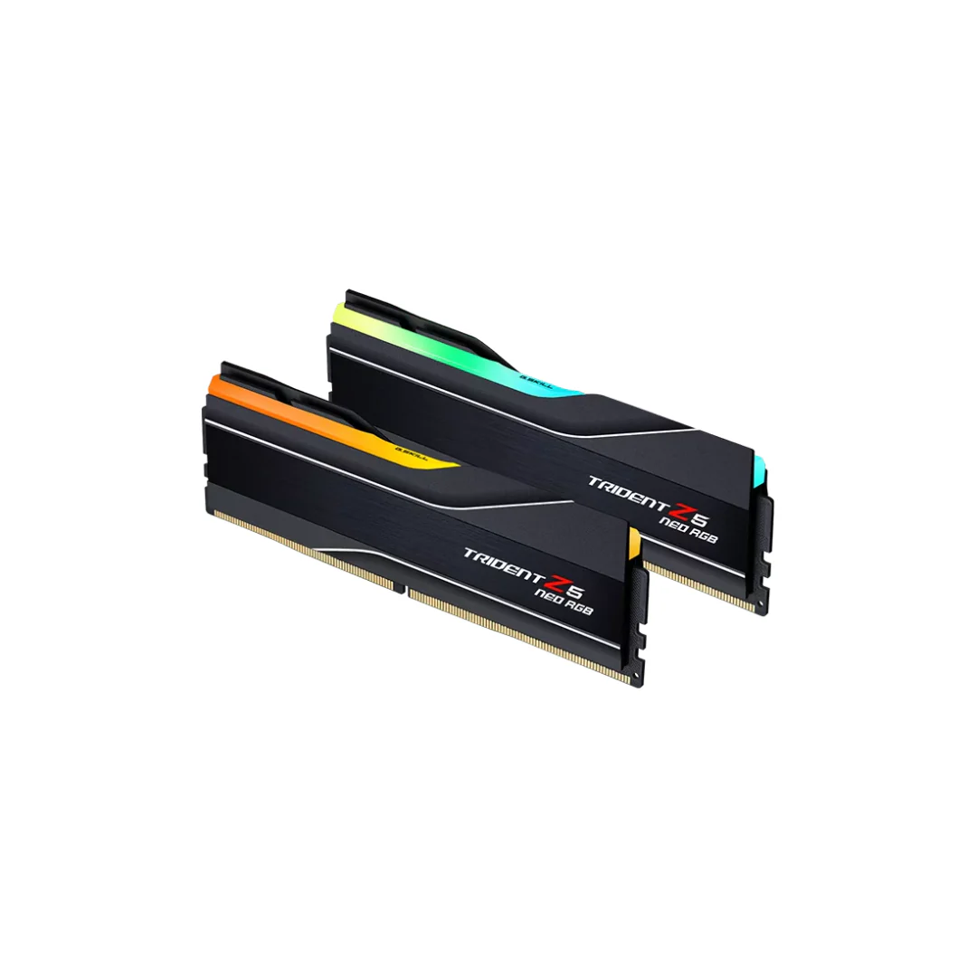 GSkill Trident Z5 Neo RGB 32GB 2x16GB DDR5 6000 MT/s CL26-36-36-96 1.45V AMD EXPO Desktop Memory F5-6000J2636H16GX2-TZ5NR - Image 3