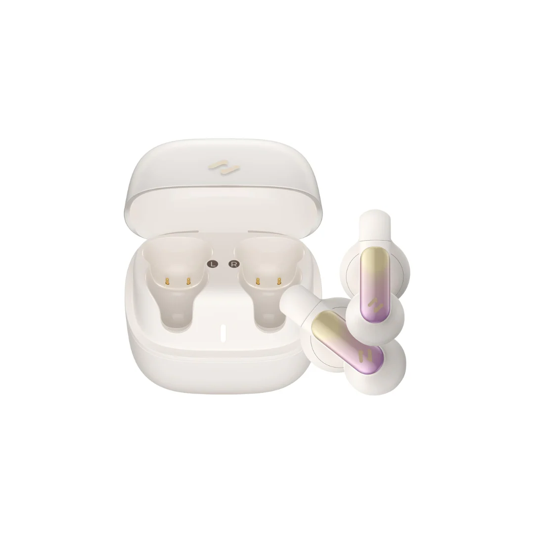 Havit Eclipse TW980 || Open-Ear Clip Headphones || Beige - Image 2