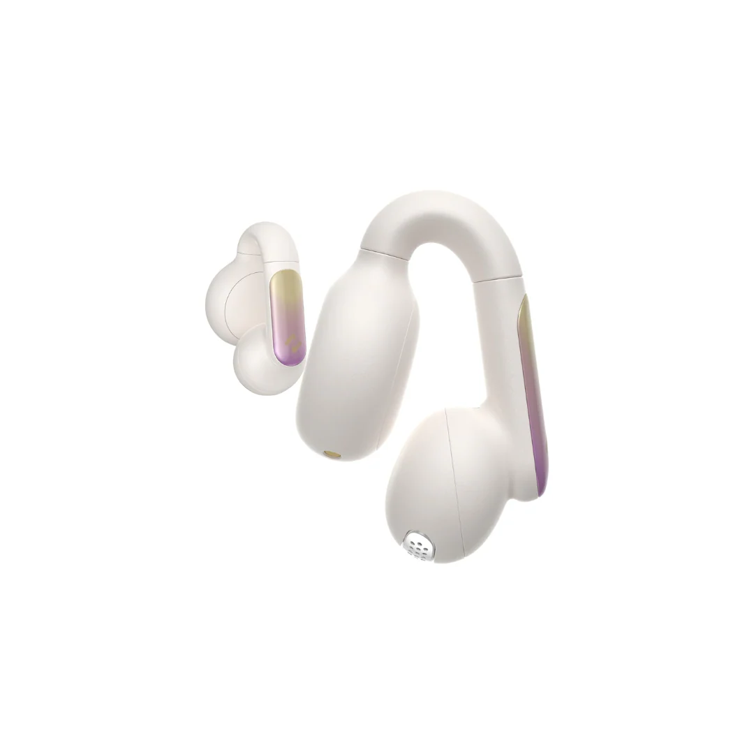 Havit Eclipse TW980 || Open-Ear Clip Headphones || Beige - Image 3