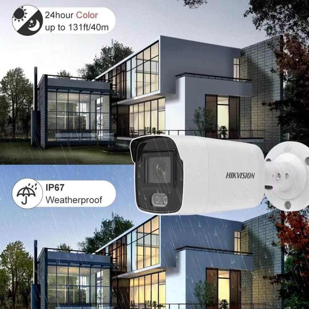 Hikvision Camera Bullet CLRV 4mp DS-2CD2047G2-L - Image 4