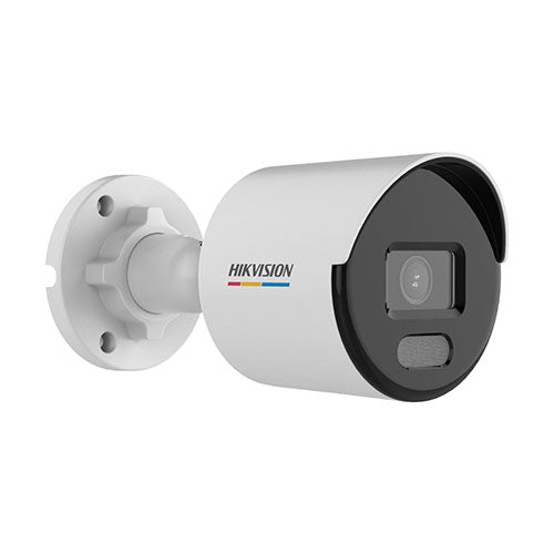 Hikvision DS-2CD1047G0-L 4MP ColorVu PoE Fixed Bullet IP Network CCTV Camera, 24/7 Full Time Color, IP67 Outdoor Weatherproof, H.265 Video Compression