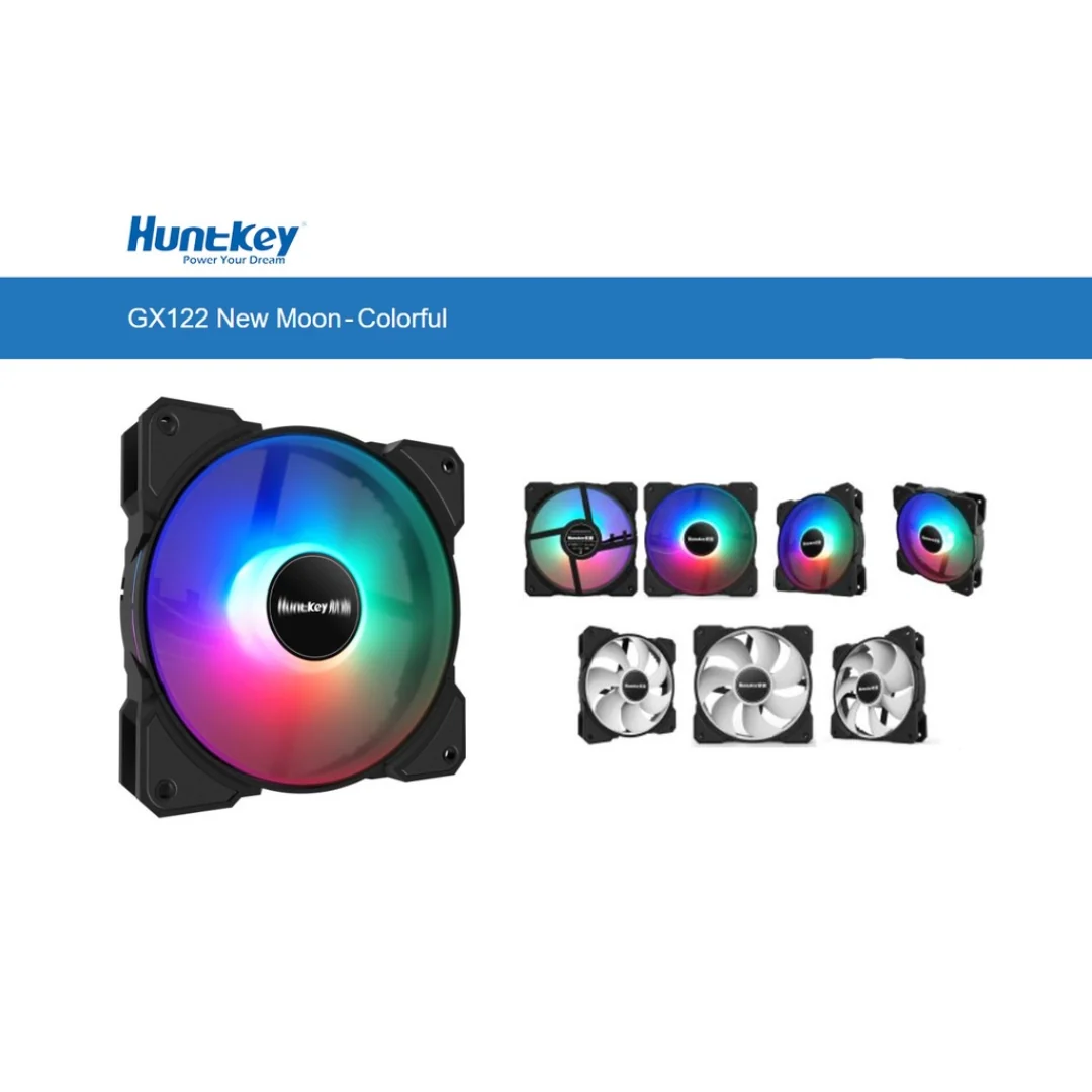 Huntkey GX122 New Moon 120mm Colorful Fan - Image 4