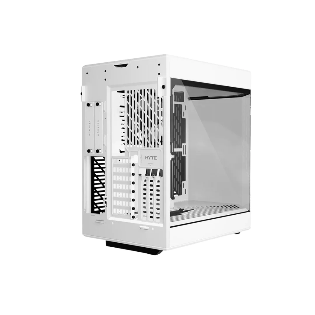 Hyte Y60 Dual Chamber Mid-Tower ATX Modern Aesthetic Case Snow White (Order Basis) - Image 3