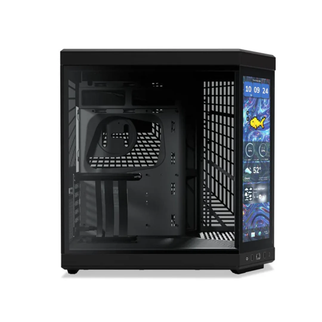 Hyte Y70 Touch Infinite Modern Aesthetic Case (Pitch Black, Black Cherry, Panda, Snow White) - Image 2