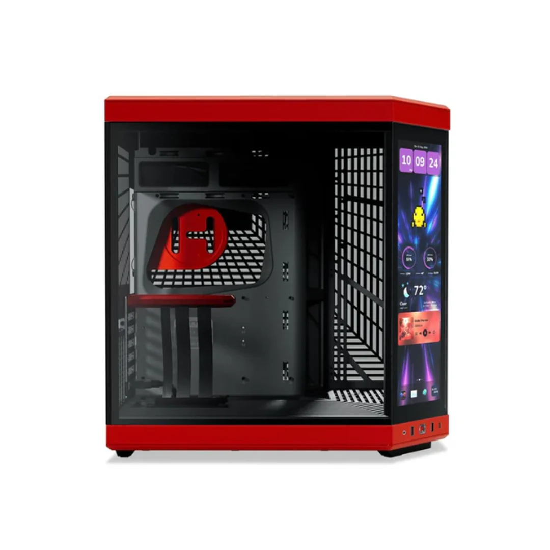 Hyte Y70 Touch Infinite Modern Aesthetic Case (Pitch Black, Black Cherry, Panda, Snow White) - Image 3