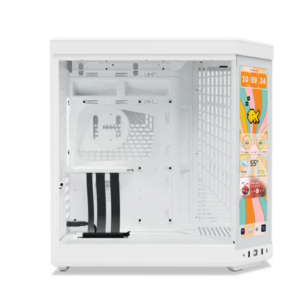 Hyte Y70 Touch Infinite Modern Aesthetic Case (Pitch Black, Black Cherry, Panda, Snow White) - Image 5
