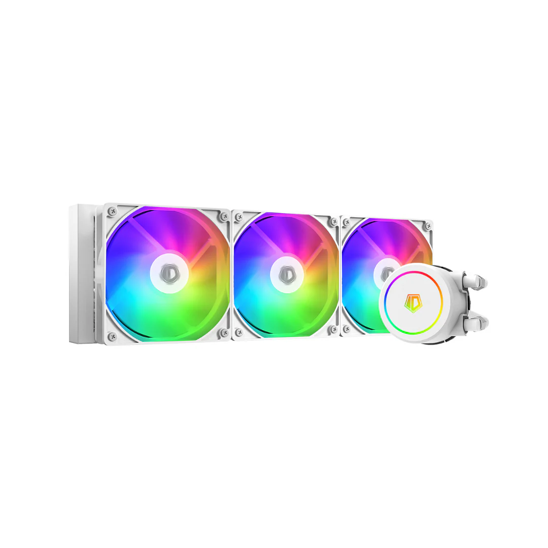 ID Cooling Frostflow FX360 ARGB 360mm Liquid Cooler (Black - No Box | White) - Image 3