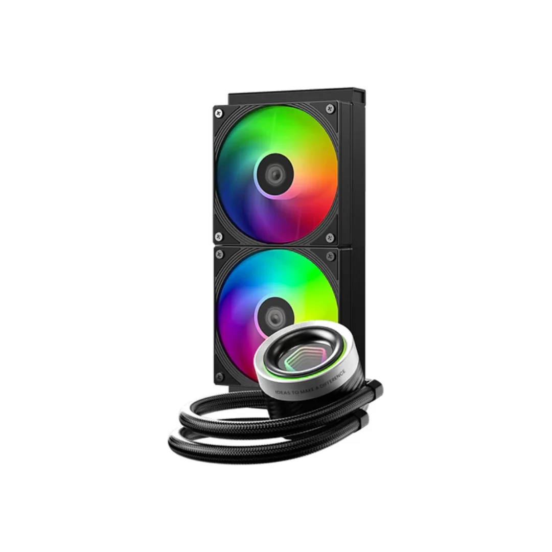 ID Cooling FX240 LCD ARGB Black 240mm Water Cooler - Image 2