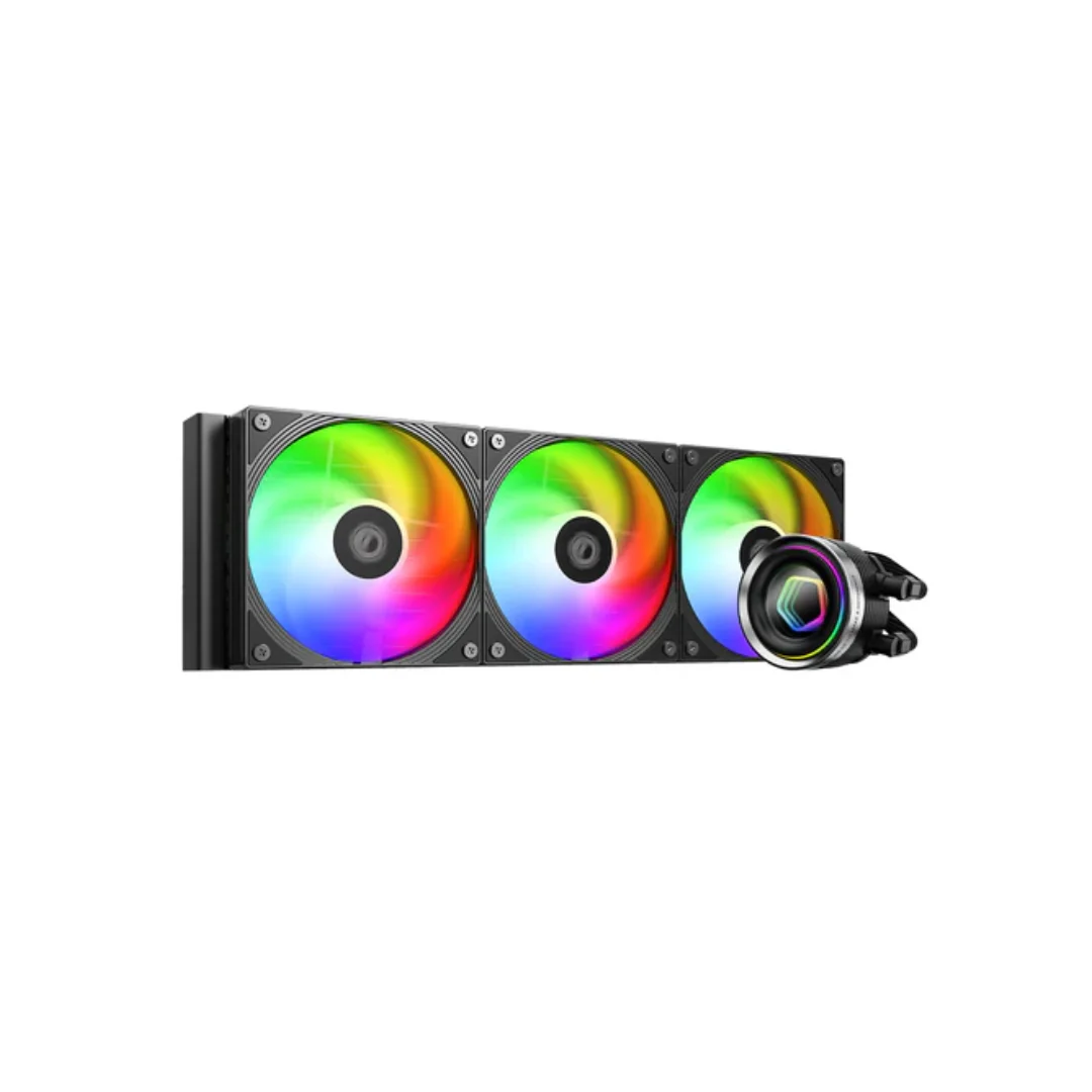 ID Cooling FX360 LCD ARGB Black 360mm Water Cooler - Image 2