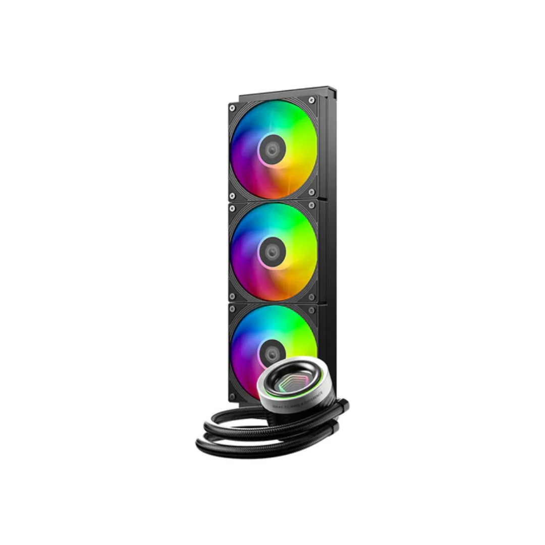 ID Cooling FX360 LCD ARGB Black 360mm Water Cooler - Image 3