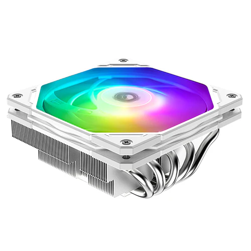 ID Cooling IS-55 ARGB Low Profile Cooler (Black | White) - Image 2