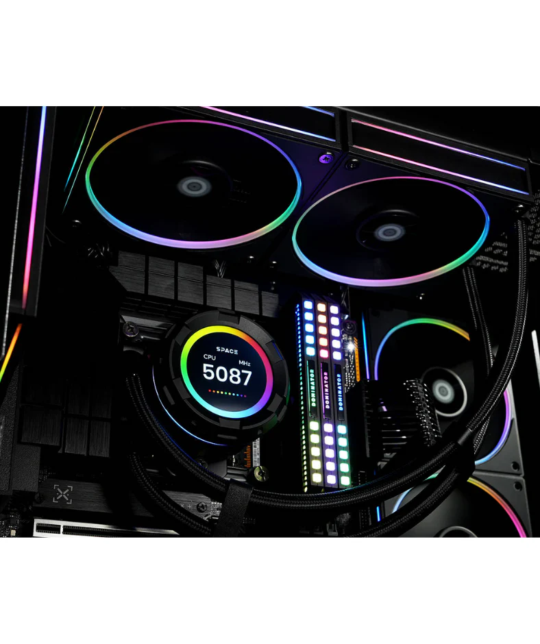 ID Cooling Space SL240 240mm Black Liquid CPU Cooler - Image 4