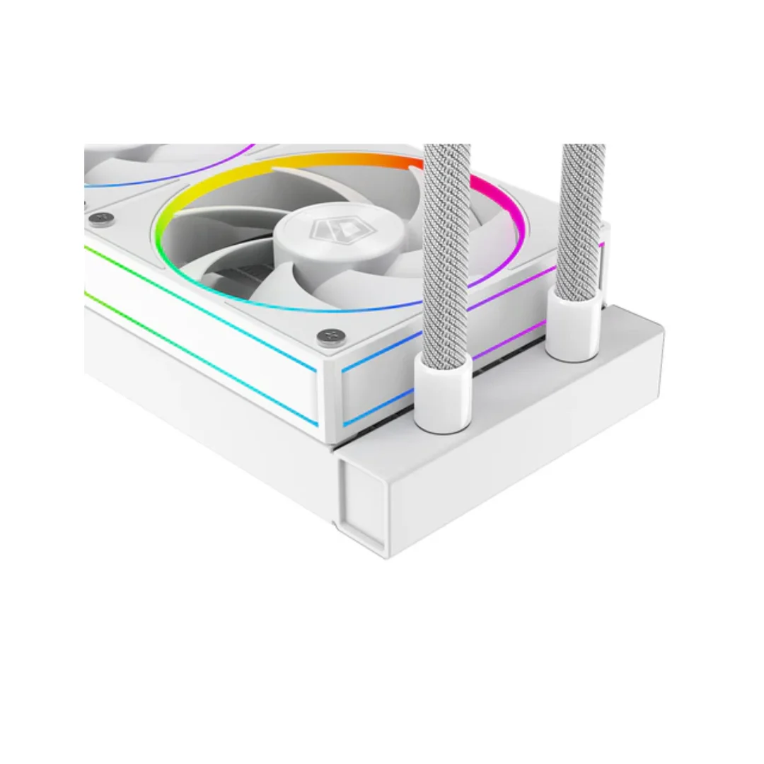 ID Cooling Space SL240 XE LCD White 240mm RGB Liquid CPU Cooler - Image 3