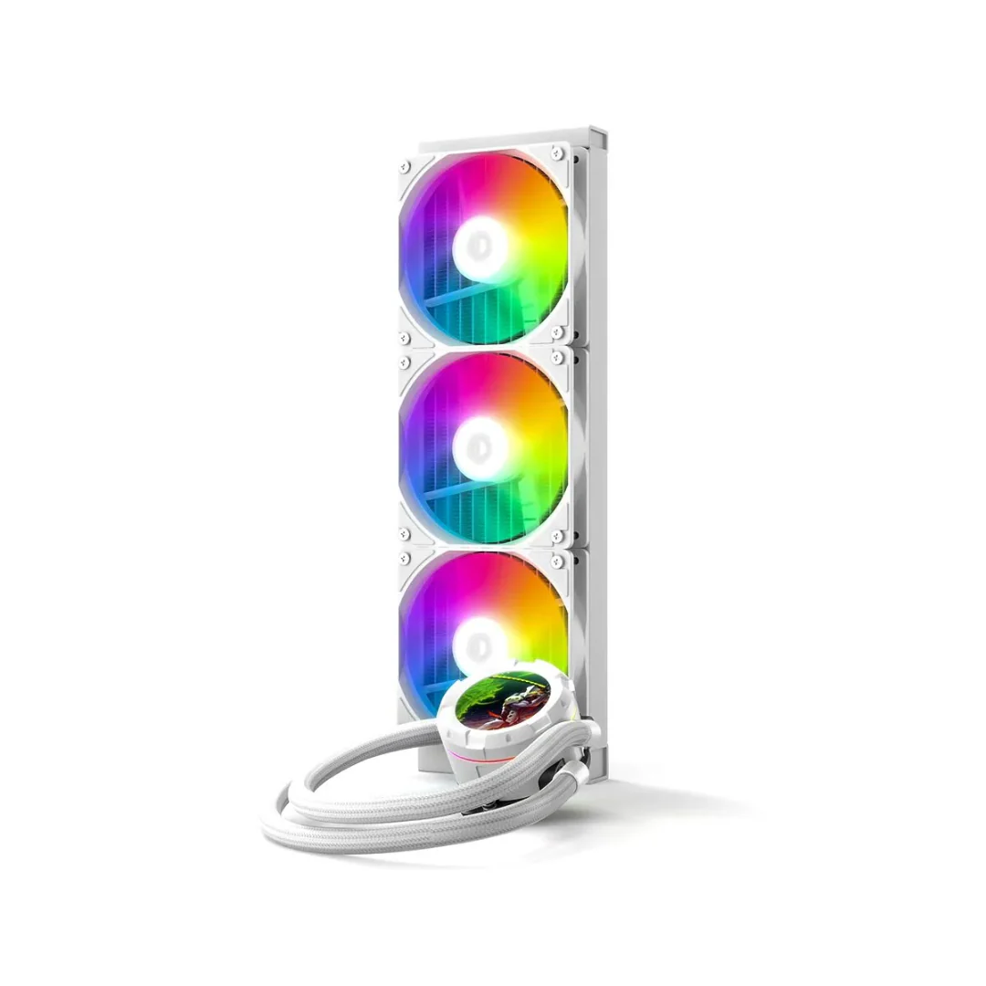 ID Cooling Space SL360 XE aRGB White 360mm AIO Cooler LCD display - Image 2