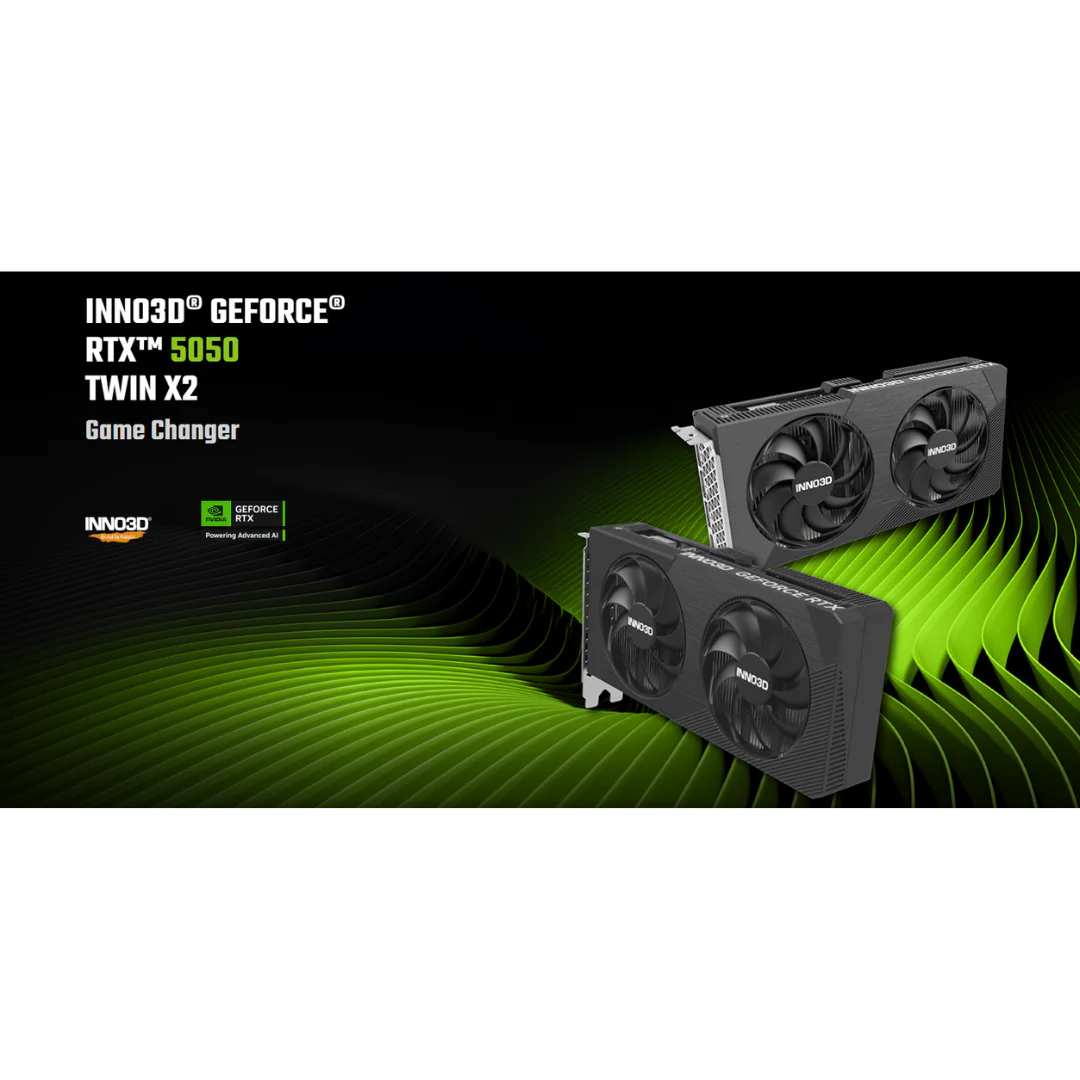 Inno3D RTX 5050 Twin X2 SFF 8GB GDDR6 Graphics Card N50502-08D6-174071N - Image 4