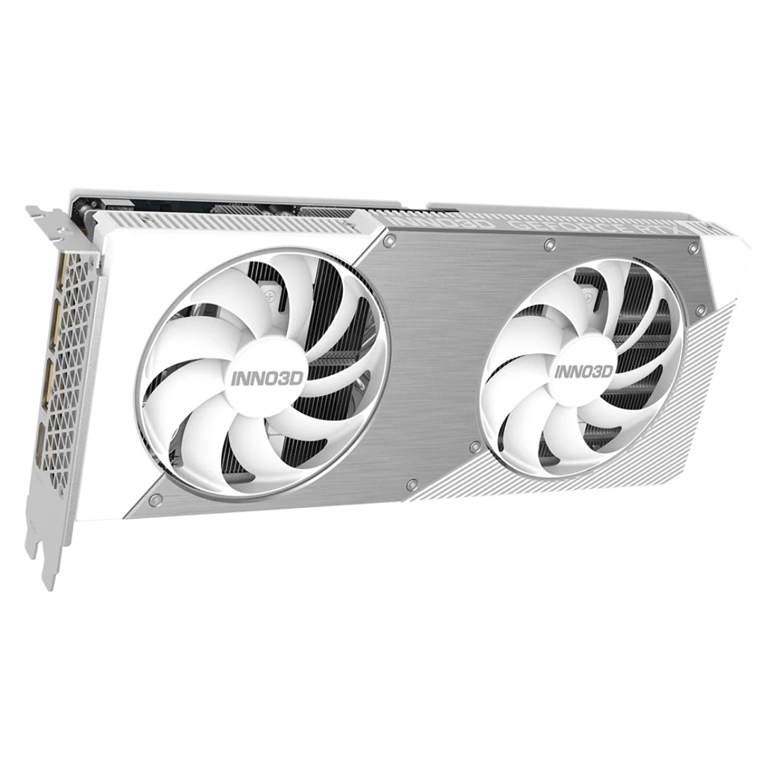 Inno3D RTX 5060 TI Twin X2 OC 8GB White Graphics Card N506T2-08D7X-193075W - Image 2