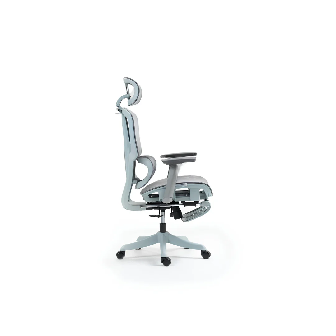 InPlay EF100-G V2 Grey Ergonomic Computer Chair with Footrest - Image 2