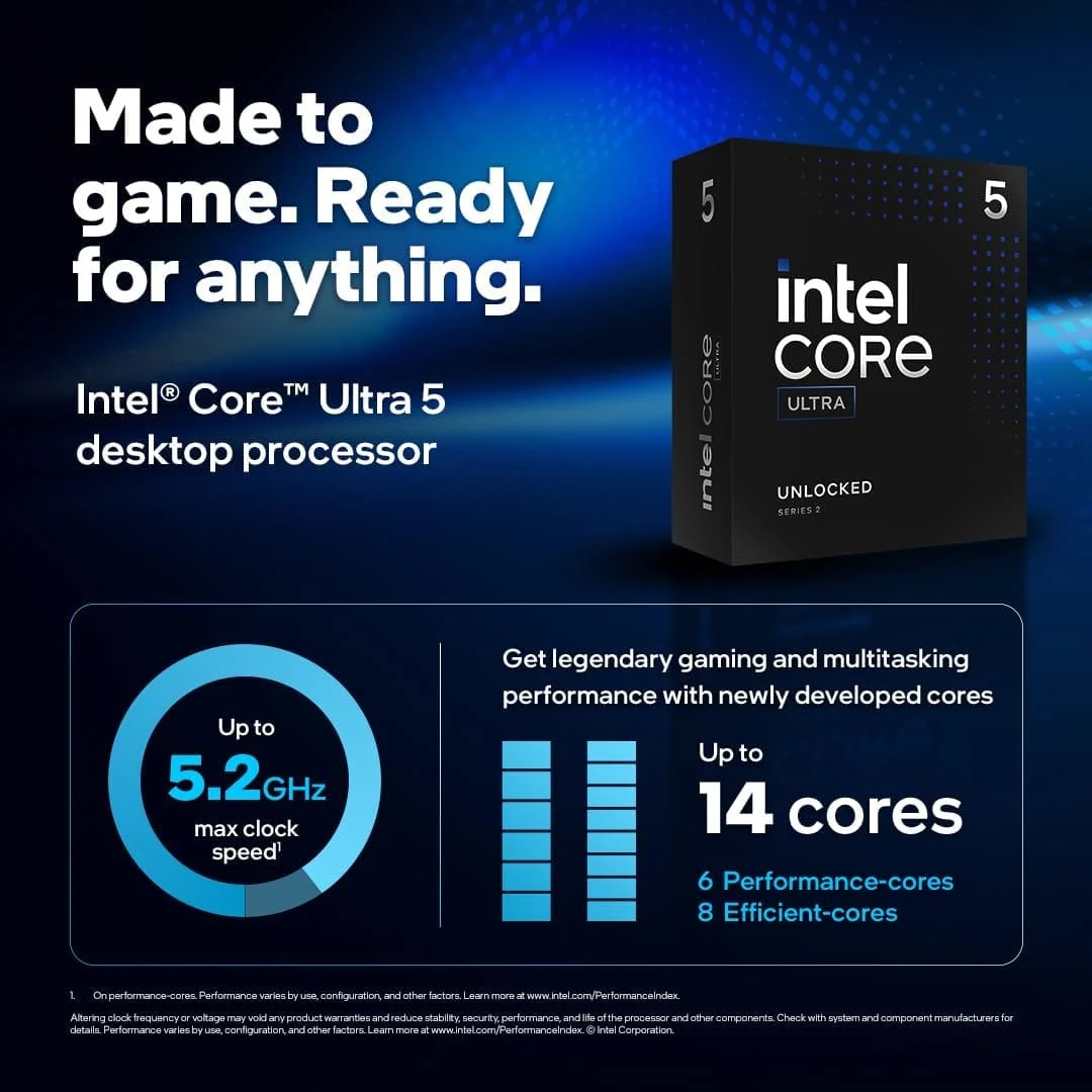 Intel Core Ultra 5 245K Processor 24M Cache, up to 5.20 GHz - Image 4
