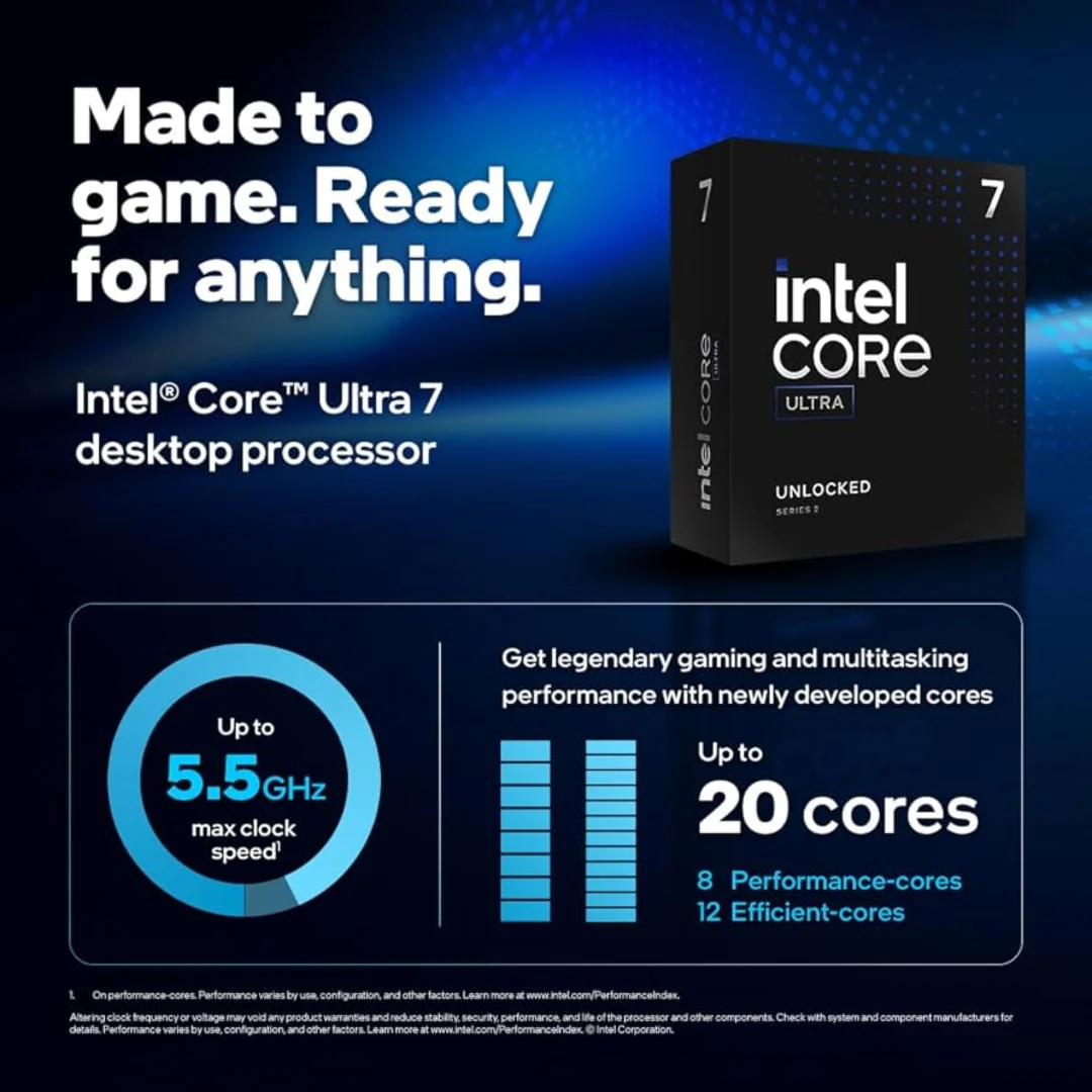 Intel Core Ultra 7 265F Processor 30M Cache 2.40GHz - Image 4