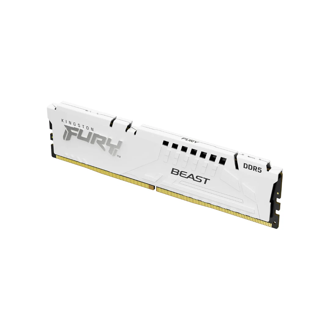 Kingston Fury Beast 16GB DDR5 6000MTs White KF560C30BWE-16 Desktop Memory - Image 2