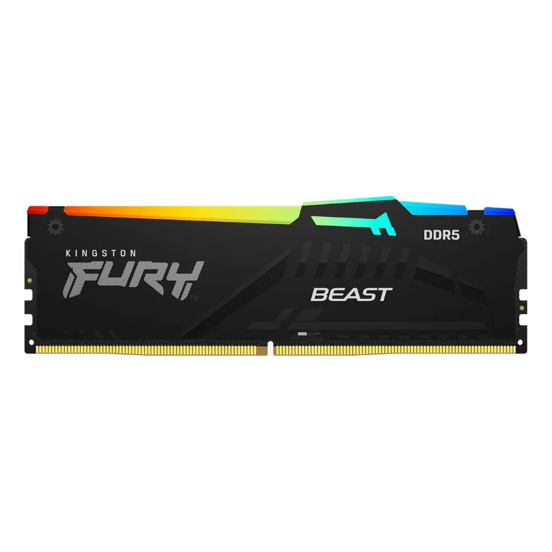 Kingston Fury Beast RGB 16G 8x2 DDR5 5600MHz CL36 KF556C36BBEAK2-16 Desktop Memory - Image 2