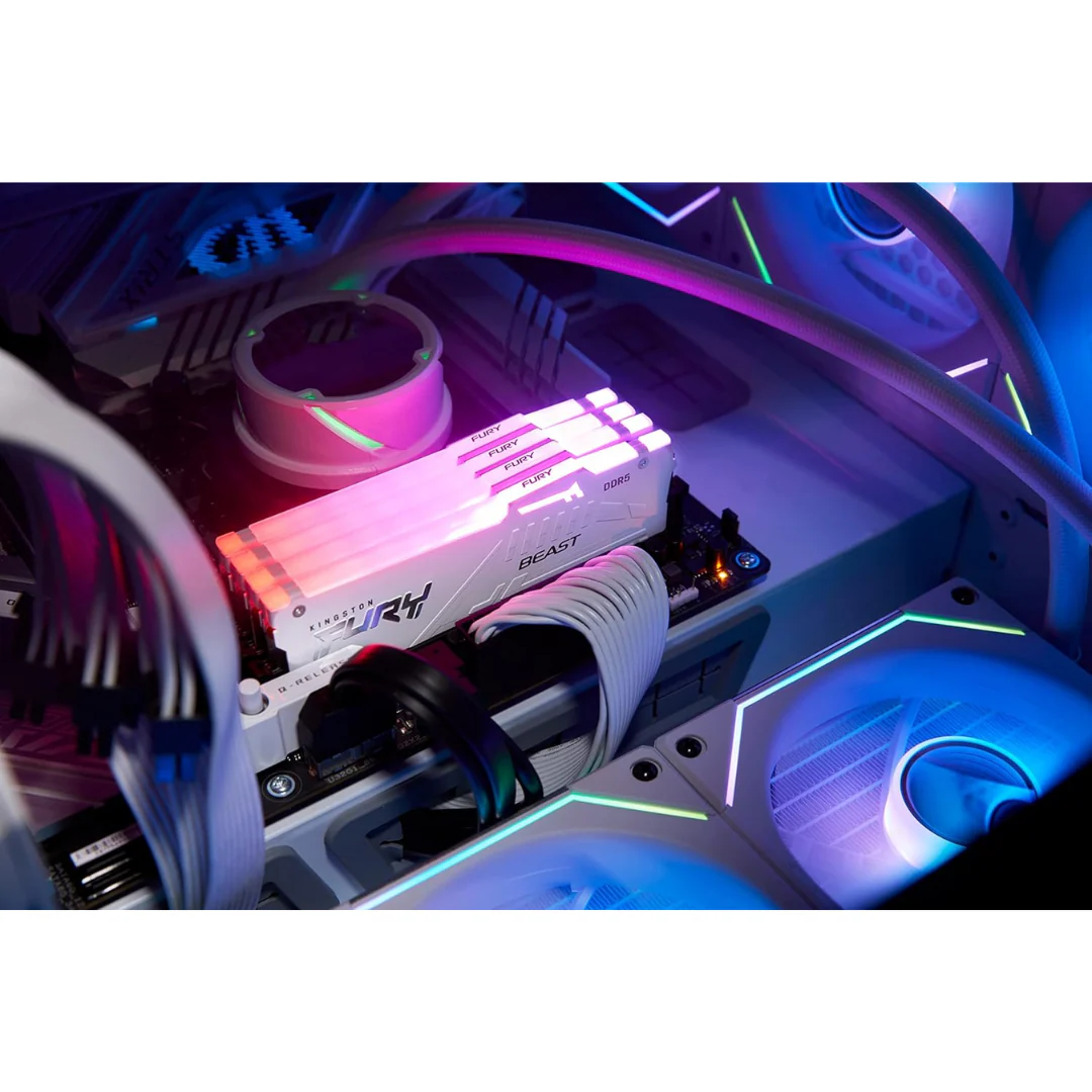 Kingston Fury Beast RGB 32GB 16Gx2 DDR5 5600MT/s CL36 KF556C36BWEAK2-32 Desktop Memory - Image 4
