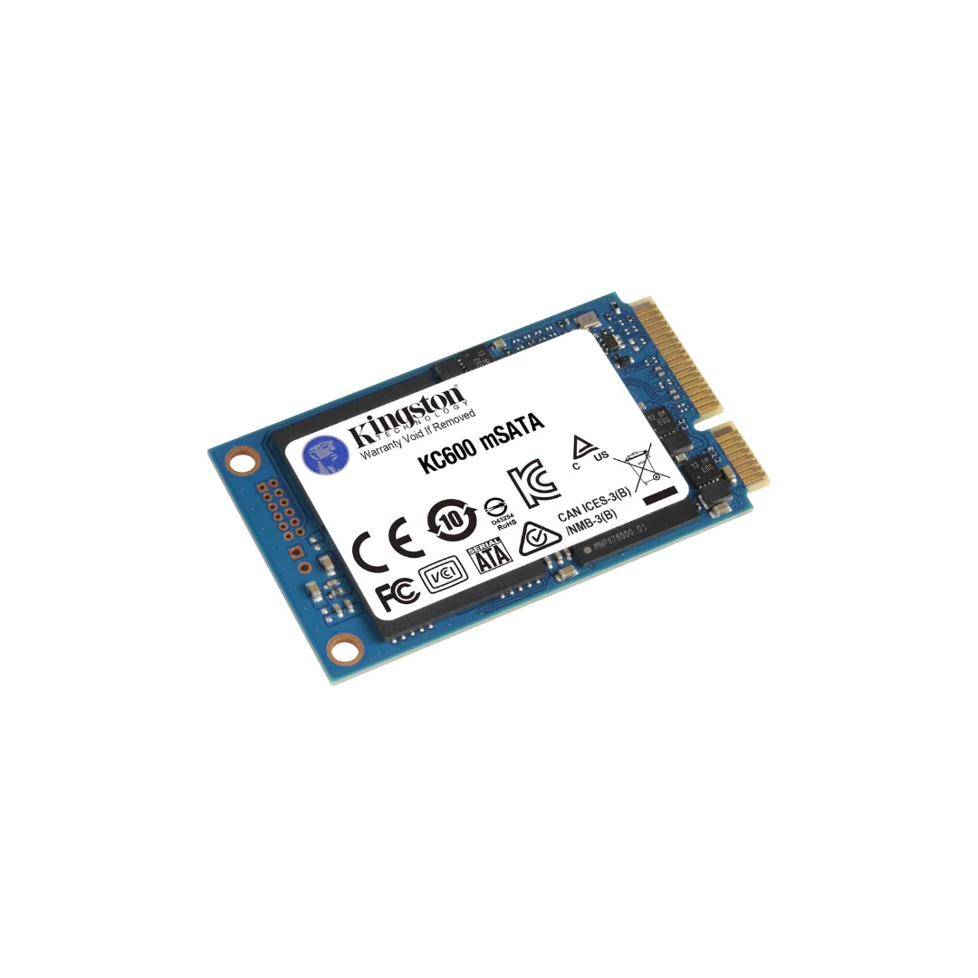 Kingston KC600 mSATA 2.5" SATA III 3D TLC NAND Internal SSD Drive ( SKC600MS/1024G - SKC600MS/512G ) - Image 2