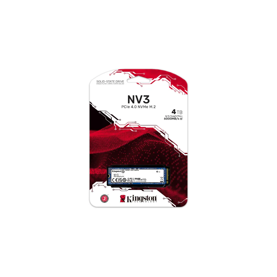 Kingston NV3 M.2 4TB NVMe PCIe 4.0 SSD SNV3S/4000G - Image 3