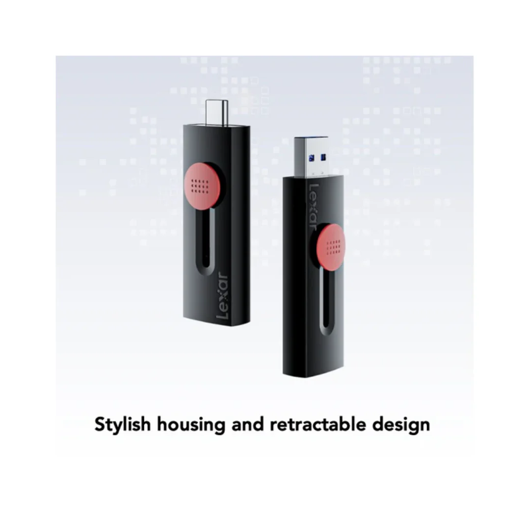 Lexar JumpDrive Dual Drive D300 32GB | 64GB | 128GB | 256GB USB 3.1 Type-C Flash Drive - Image 3